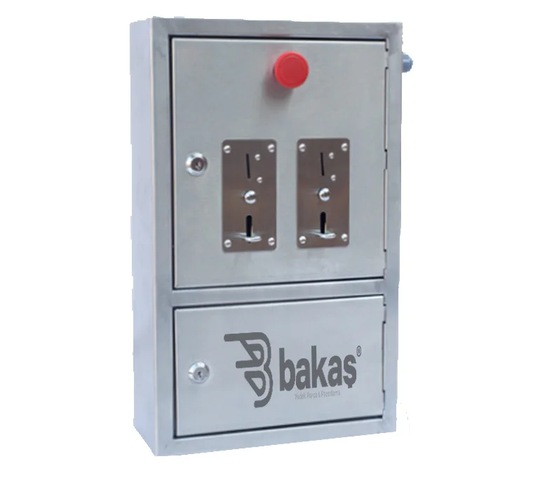 Self Servis Jetonlu Para Kasası Krom