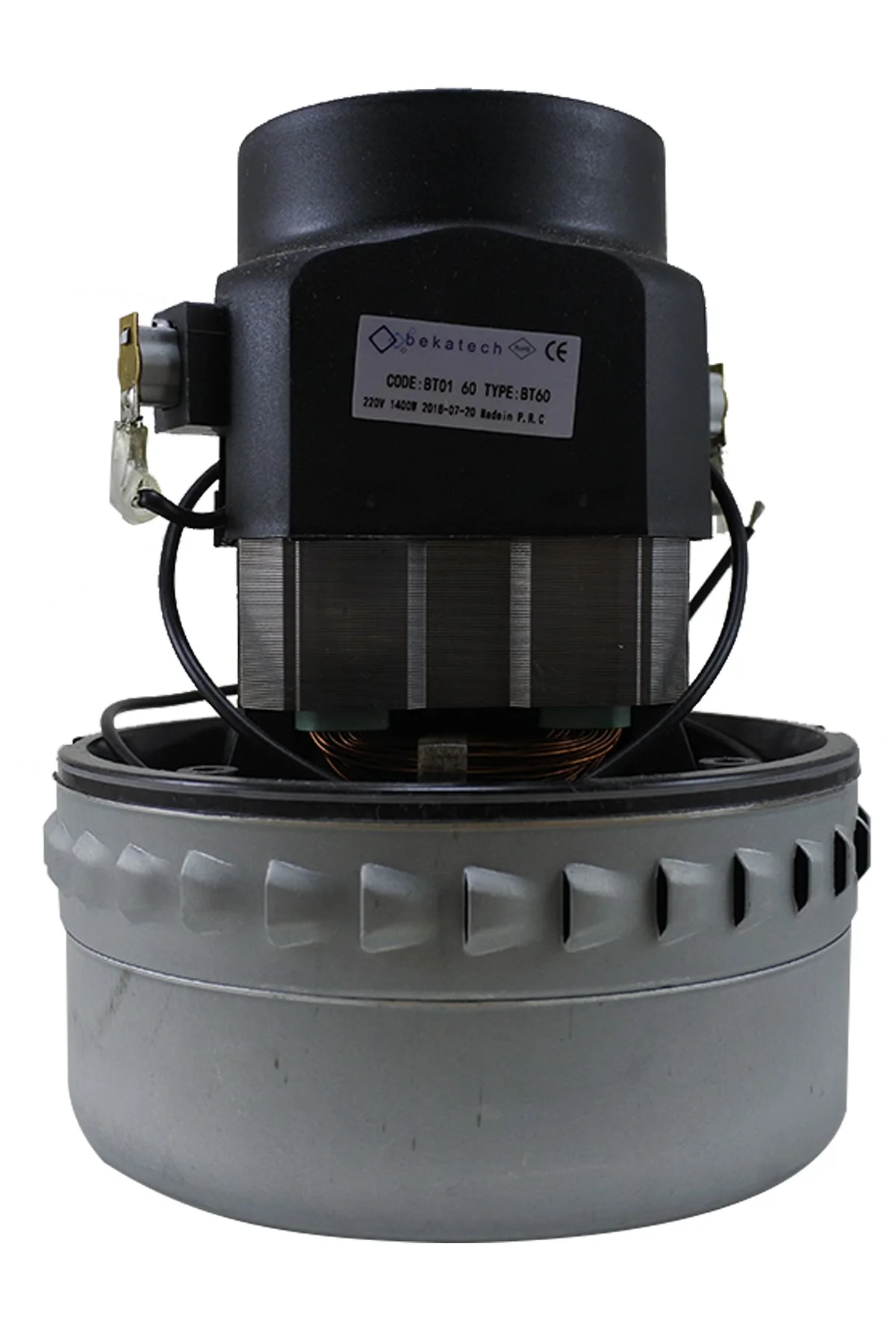 Bekatech BT 60-C Çift Fanlı Bakır Sargı Süpürge Motoru