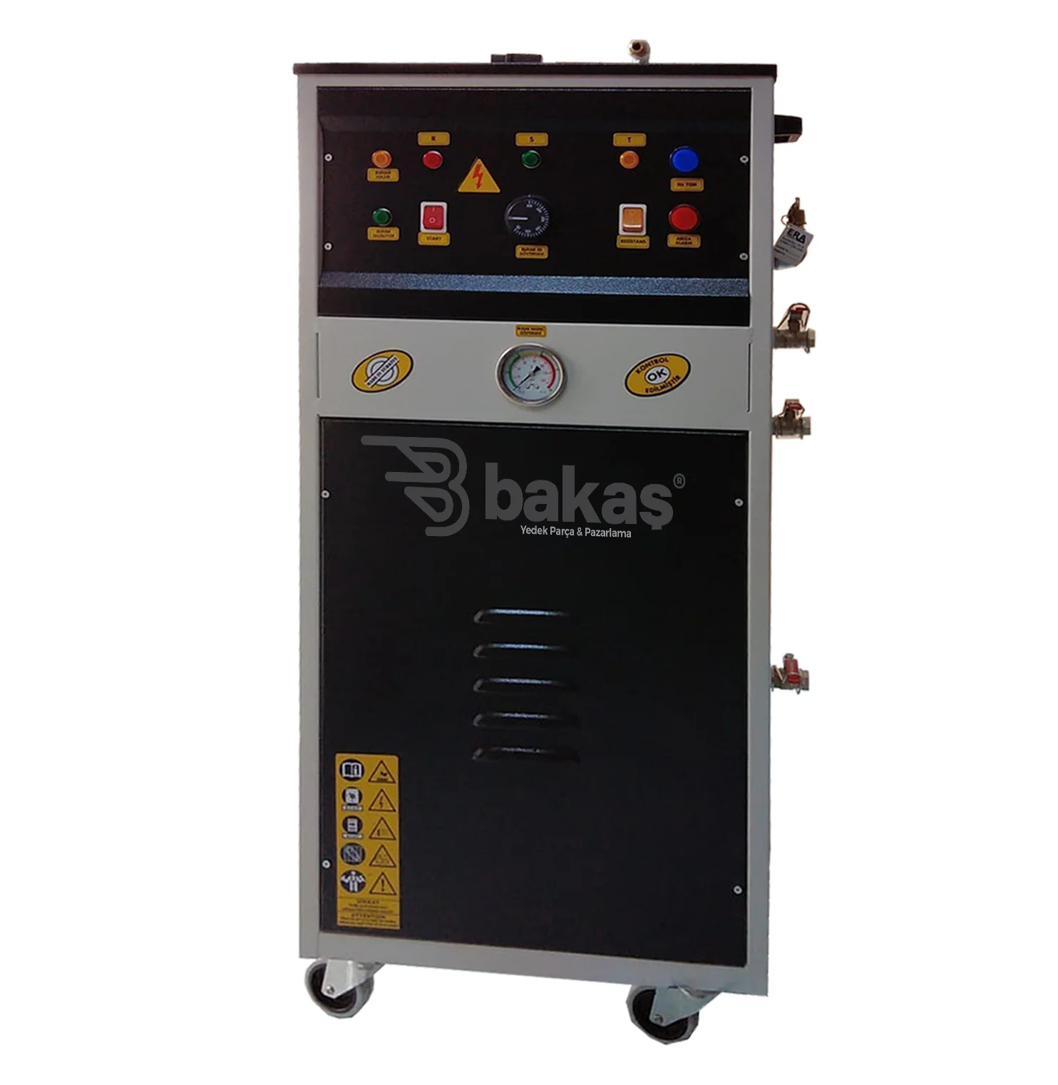 Buharlı Oto Yıkama Makinası Çift Tabancalı 30 Lt